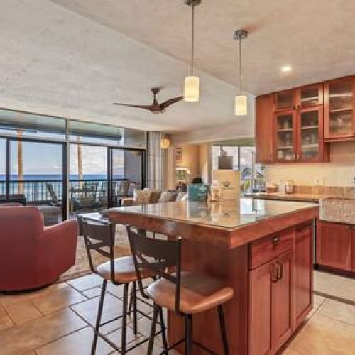 Beautifully remodeled unit with expansive ocean views.