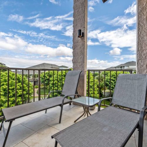 Sun loungers to get some vitamin D...