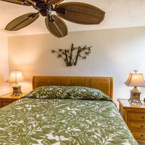 Tropical aesthetic bedroom