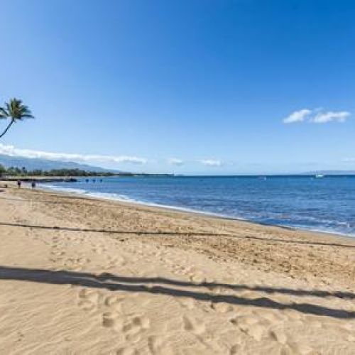 Long walks on this sandy beach await