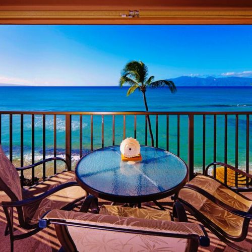 Panoramic ocean view from your private lanai
