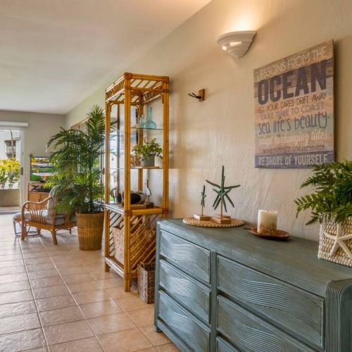 Coastal vibes from the moment you walk through the door.