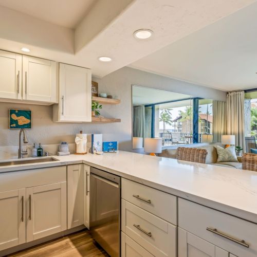 Freshly remodeled kitchen
