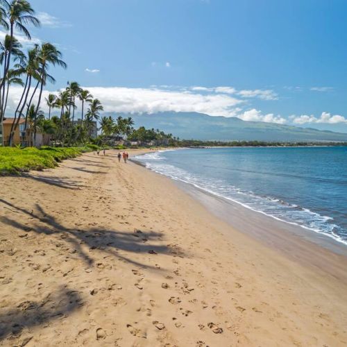6 mile white sand stretch of beach just steps away.