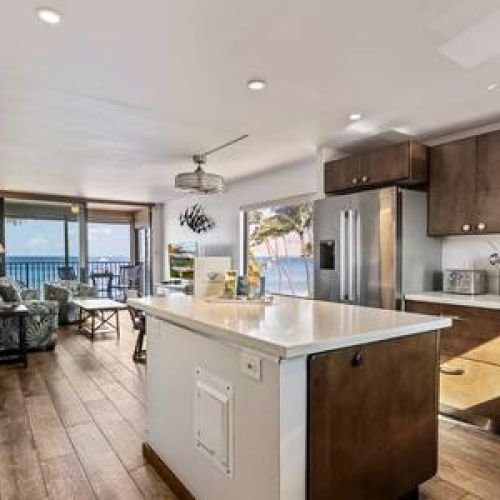 Beautifully updated kitchen with stainless appliances