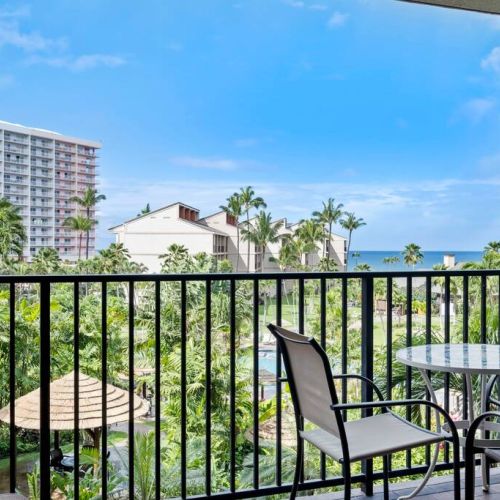 Dine from your ocean view private shaded lanai.