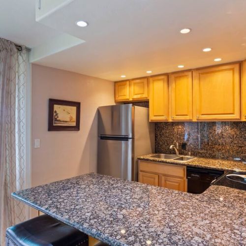 Fully equipped kitchen with everything needed to feel at home.