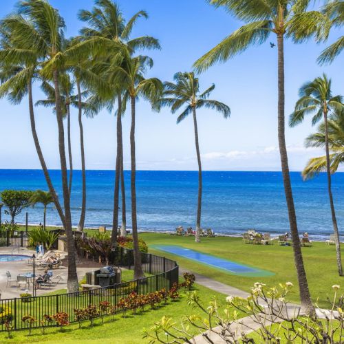 Ocean and Resort view from private lanai