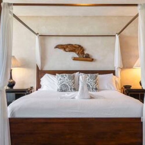 King size canopy bed