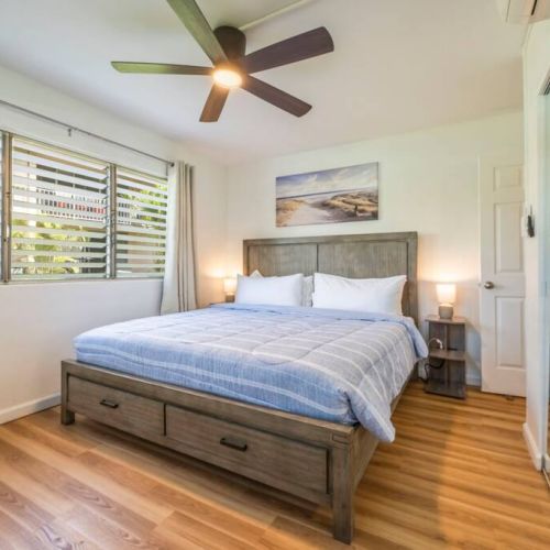 Spacious comfortable bedroom