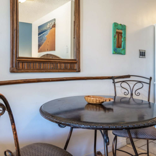 Bistro table for two