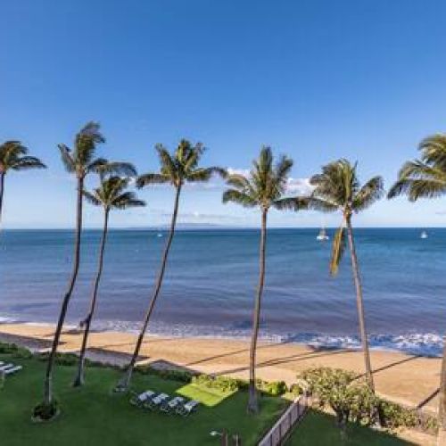 View from lanai of Sugar Beach
