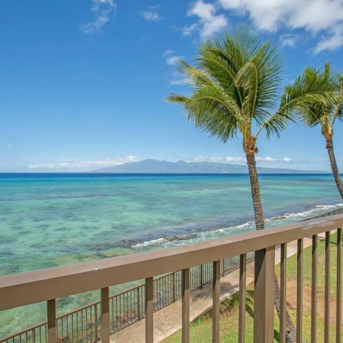 Crystal clear waters at this oceanfront resort.