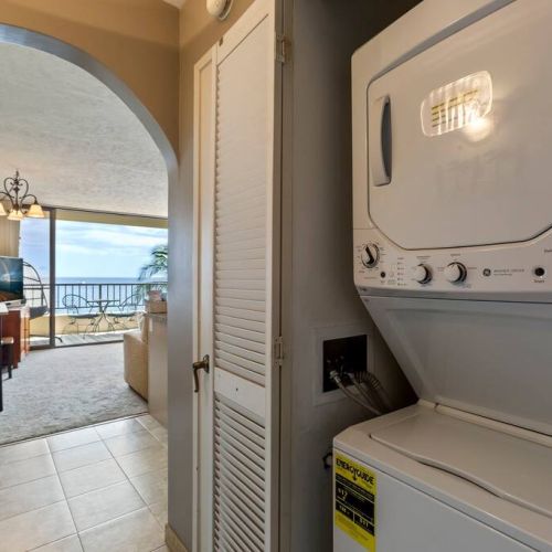 In unit washer/dryer and Stay Aloha supplies the essentials needed.