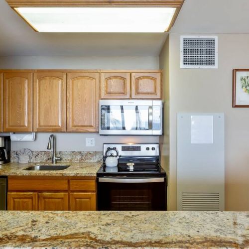 Feel right home in this fully equipped kitchen