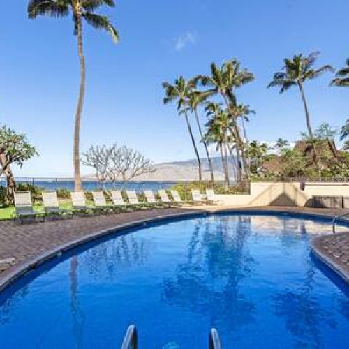 Kihei Beach Resort pool area