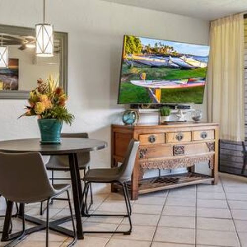 Watch TV or the ocean from your couch.