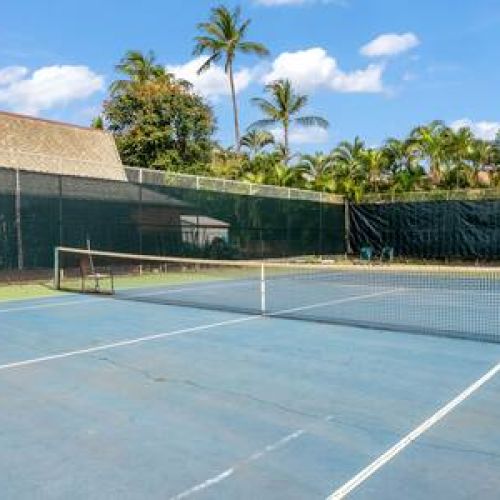 Tennis courts at Koa Resort