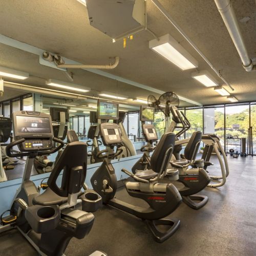 Plenty of selection at fitness center