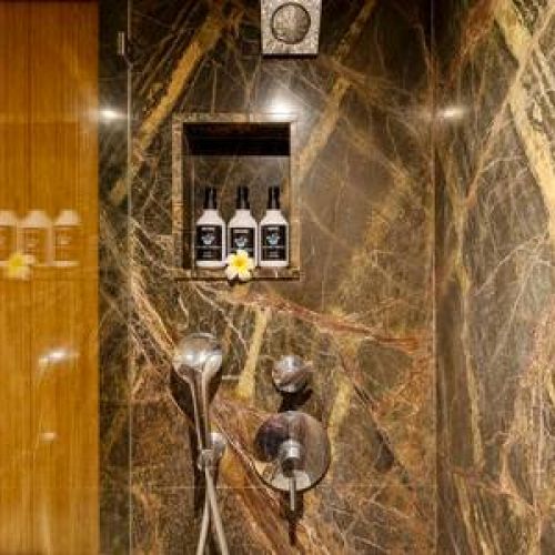 Custom walk in shower