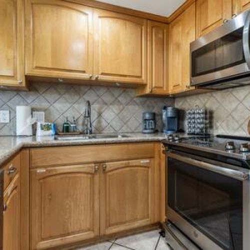 Fully equipped kitchen with all needed soaps and detergents