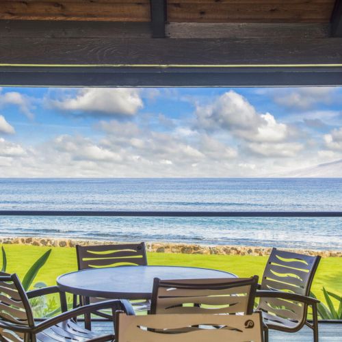 Ocean front cabana