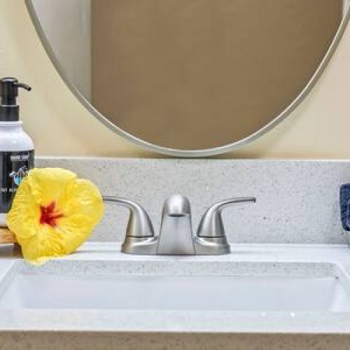 Luxury organic bath essentials in every bathroom courtesy of Stay Aloha