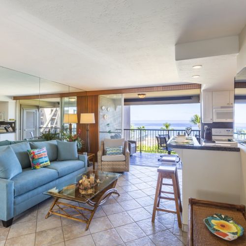 Views all the way through the unit even to the bedroom