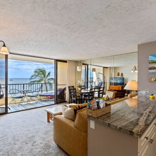 Perfect space to relax, be comfortable, and enjoy the views.