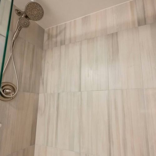 Modern walk in shower