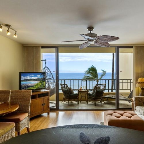 The ocean is always calling from inside Sugar Beach Resort 518...