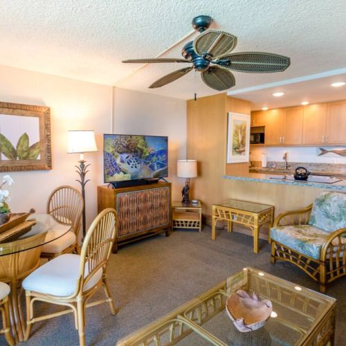 Plenty of seating in the living area