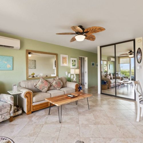 Stay cool year round with AC in the living area