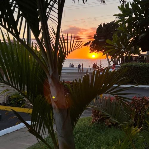 Sunset from lanai