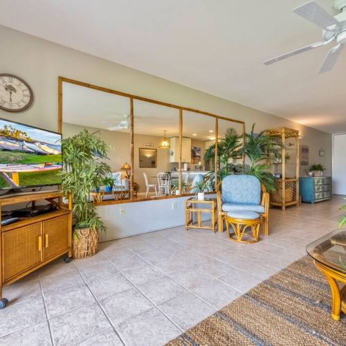 Open floor plan living area