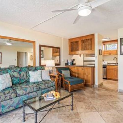 Open floor plan living in this 1 bedroom 2 bathroom gem